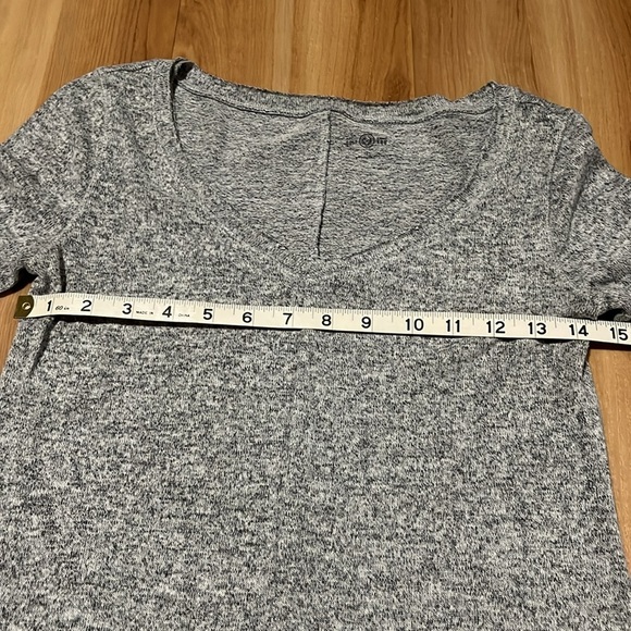 Gray V-Neck Swing Dress-Sonoma - Picture 5 of 5